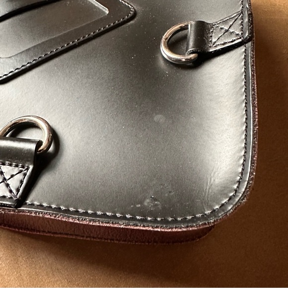 Dr. martens Heart Shaped Distressed Leather Backpack doc marten bag pink black - Picture 15 of 17